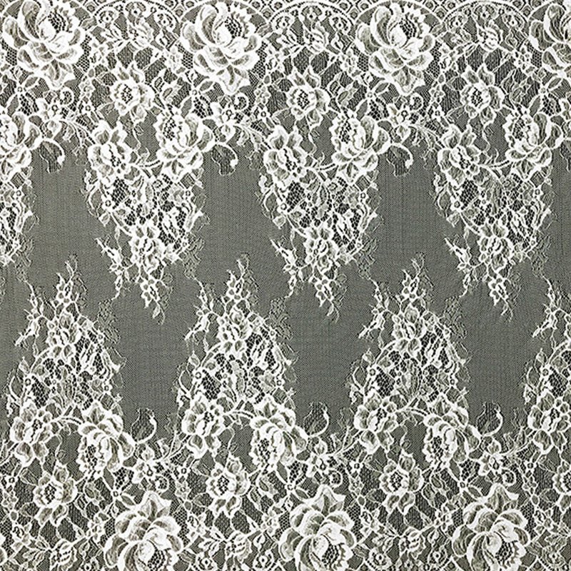 Lace Trim Nylon Thread Eyelash Nylon Lace Fabric for Apparel Wholesale