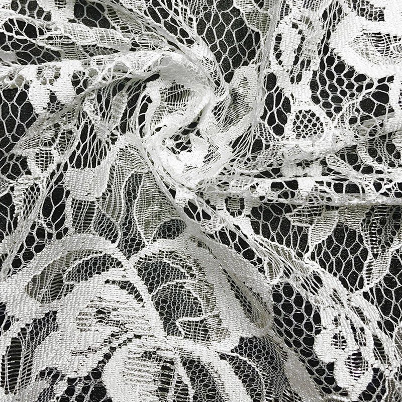 Lace Trim Nylon Thread Dress Nylon Lace Fabric for Women's Wear Wholes
