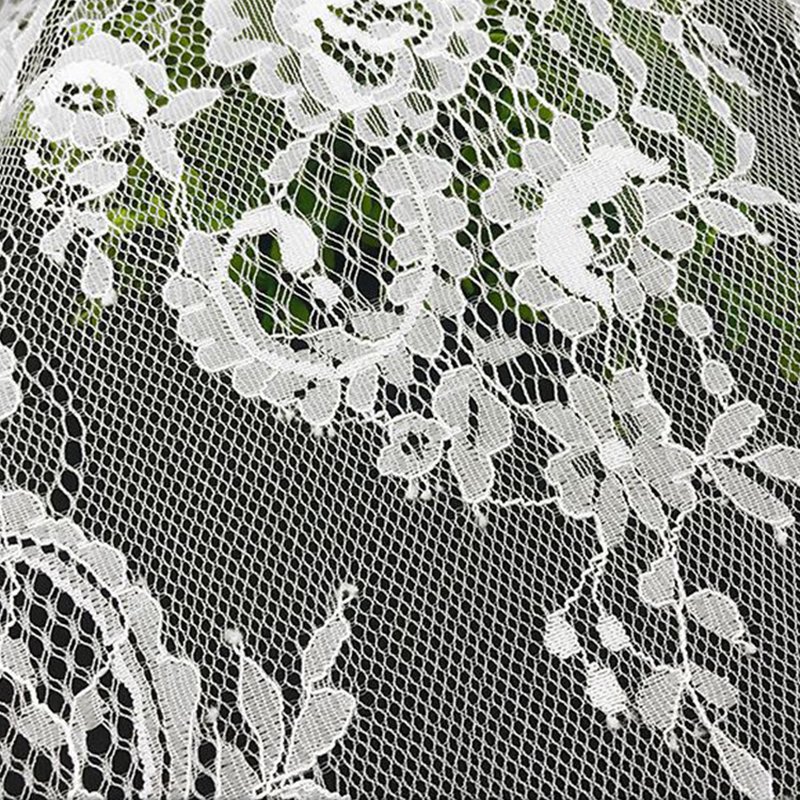 Lace Fabric Nylon Thread Wave Nylon for Bridal Wholesale Supplier 6