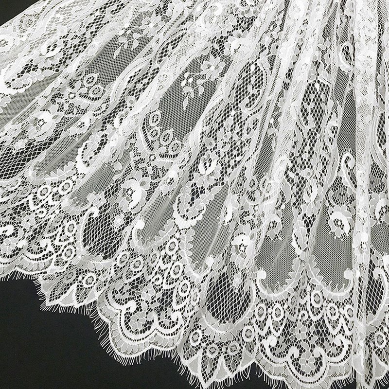 Lace Fabric Nylon Thread Wave Nylon for Bridal Wholesale Supplier 9