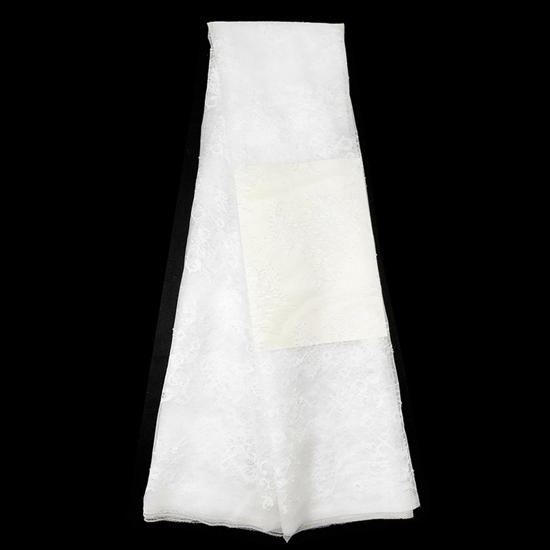 Lace Fabric Cutwork White Nylon for Bridal Wholesale Supplier 9