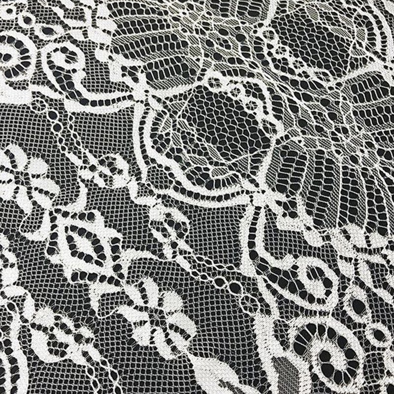 Lace Trim Dress Eyelash Nylon Lace Fabric for Women's Wear Wholesale S 5