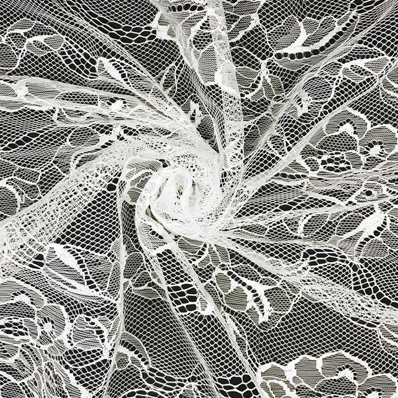 Lace Fabric Floral Stripe Nylon for Kids Wear Wholesale Supplier