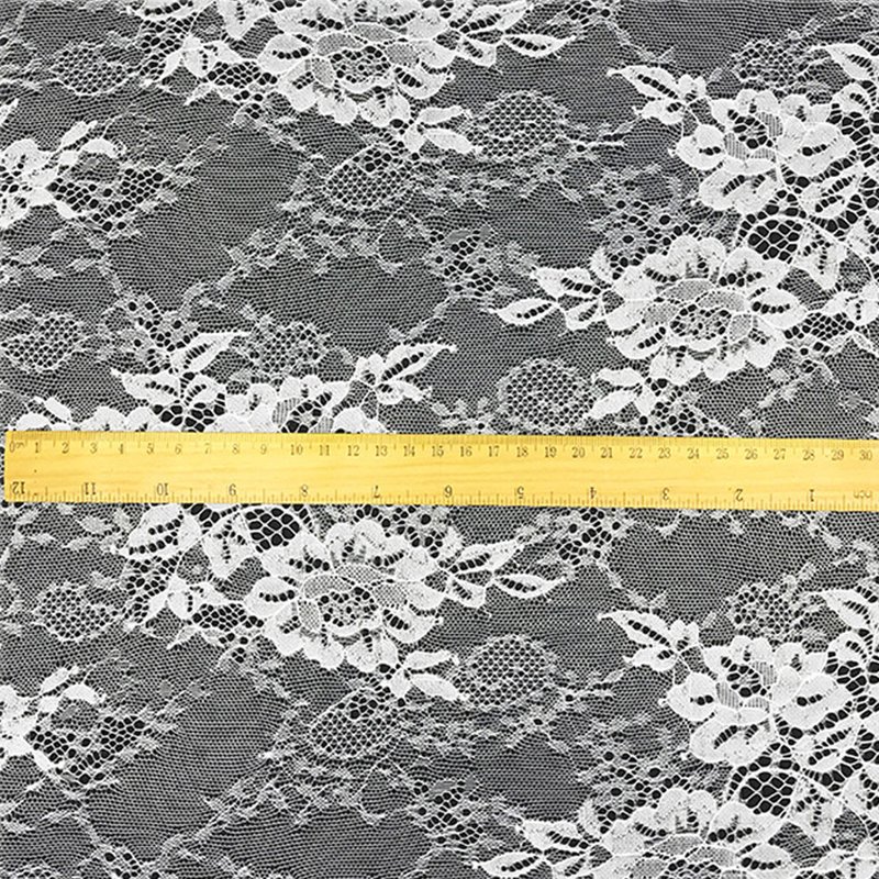 Eyelash Cutwork Nylon Lace Fabric for Women's Wear Wholesale Supplier 9