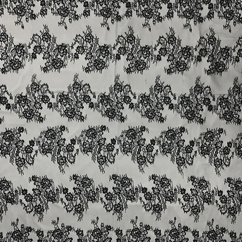 Eyelash Lace Lace Fabric Dress Nylon for Women's Wear Wholesale Suppli
