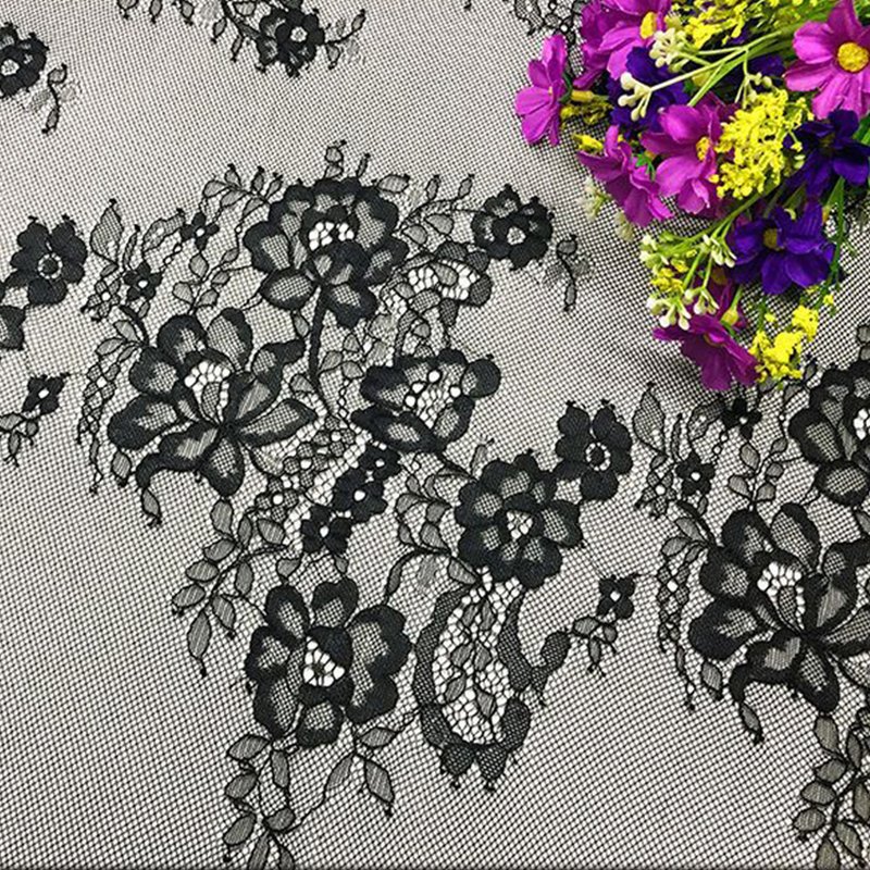 Eyelash Lace Lace Fabric Dress Nylon for Women's Wear Wholesale Suppli 7