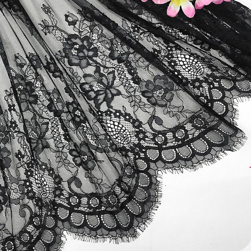 Eyelash Lace Lace Fabric Dress Nylon for Women's Wear Wholesale Suppli 9