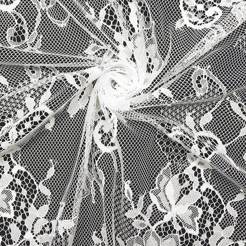 Lace Trim Nylon Thread Dress Nylon Lace Fabric for Women's Wear Wholes