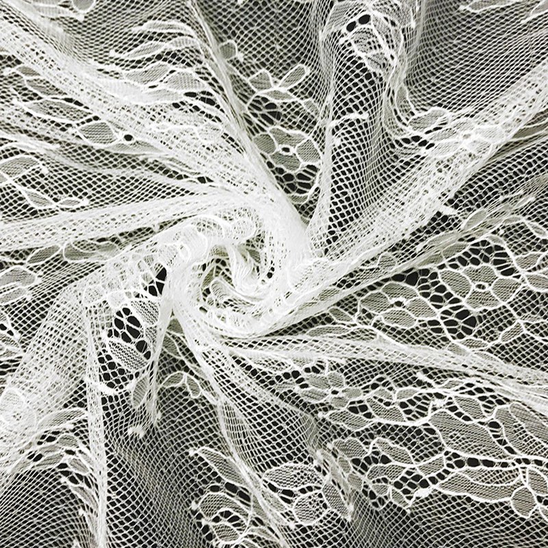 Lace Trim Dress Wave Polyester Lace Fabric for Women's Wear Wholesale