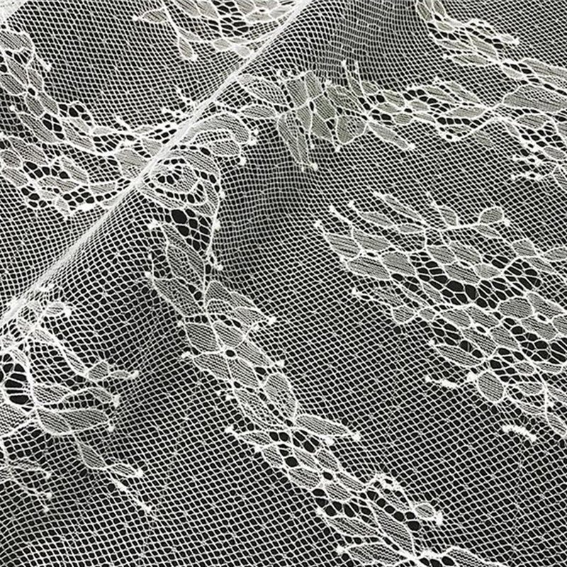 Lace Trim Dress Wave Polyester Lace Fabric for Women's Wear Wholesale 4