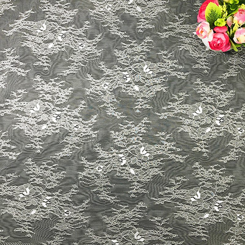 Dress Cutwork Tablecloth Nylon Lace Fabric for Women's Wear Wholesale