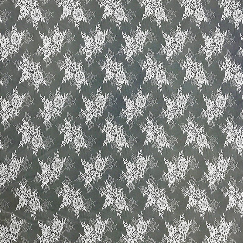 Lace Trim Eyelash Cutwork Nylon Lace Fabric for Bridal Wholesale Suppl