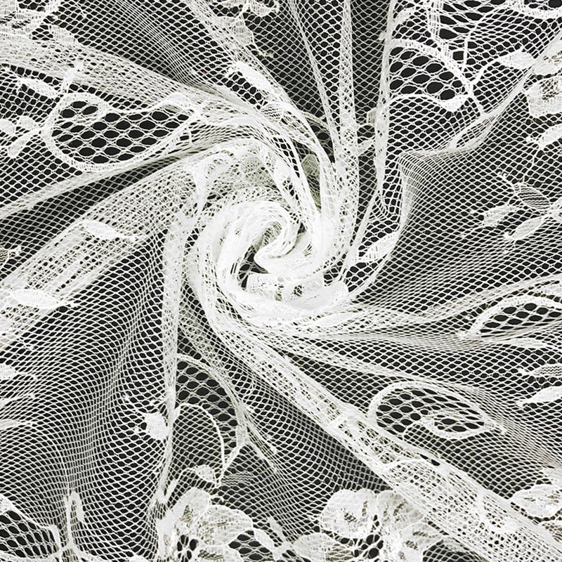 Lace Fabric Floral Eyelash Nylon Wholesale Supplier