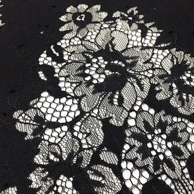 Lace Trim Dress Eyelash Nylon Lace Fabric for Women's Wear Wholesale S 6