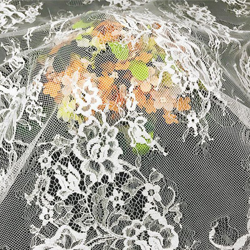 Lace Fabric Nylon Thread Dress Nylon for Women's Wear Wholesale Suppli 6