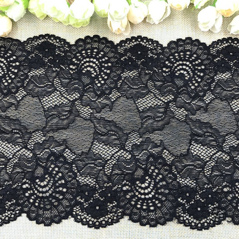 Lace Trim Lingerie Nylon Warp Knit Lace Fabric for Lingerie Wholesale