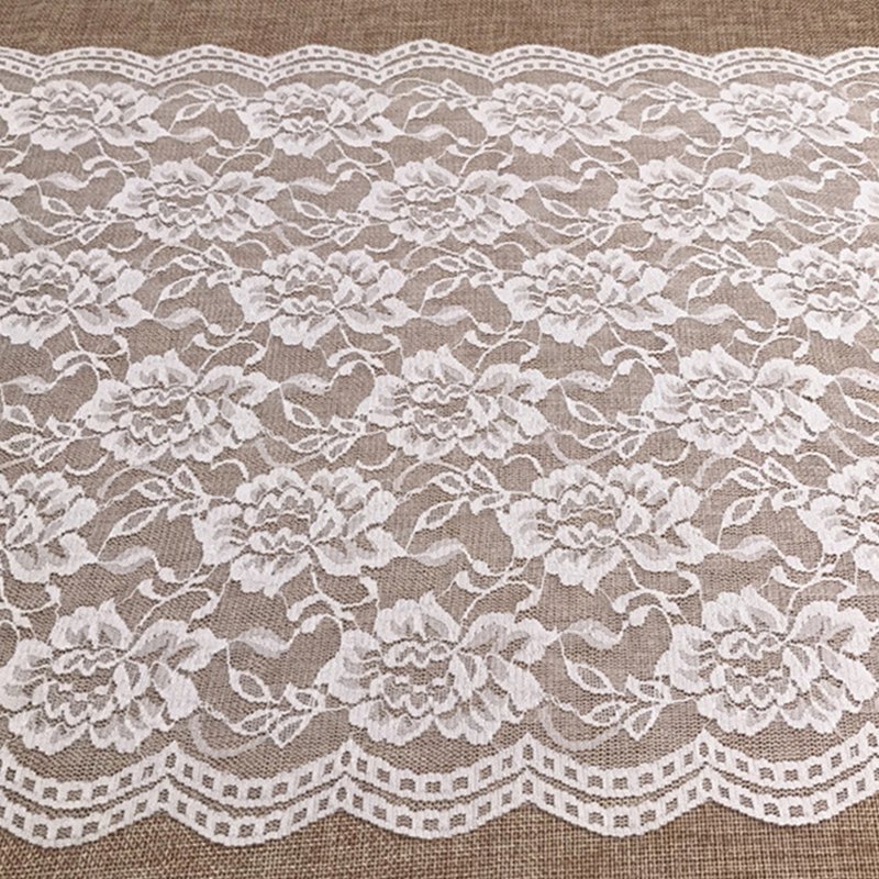 Lace Trim Women's Lingerie Nylon Warp Knit Lace Fabric for Women's Wea