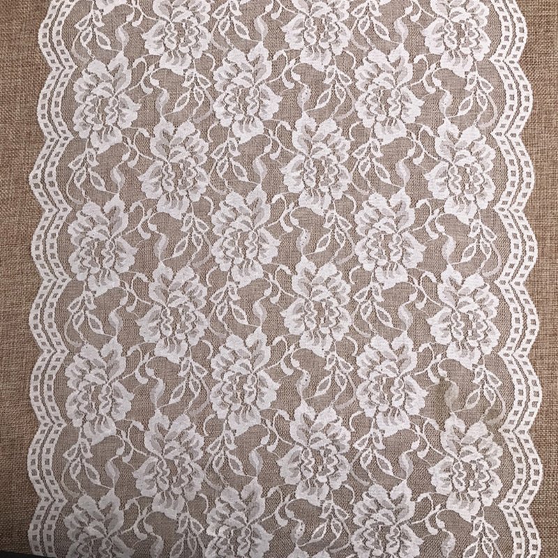 Lace Trim Women's Lingerie Nylon Warp Knit Lace Fabric for Women's Wea
