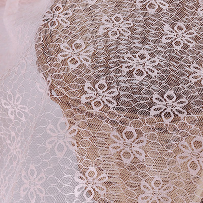 Lace Fabric Pink Bridal Polyester for Bridal Wholesale Supplier 4