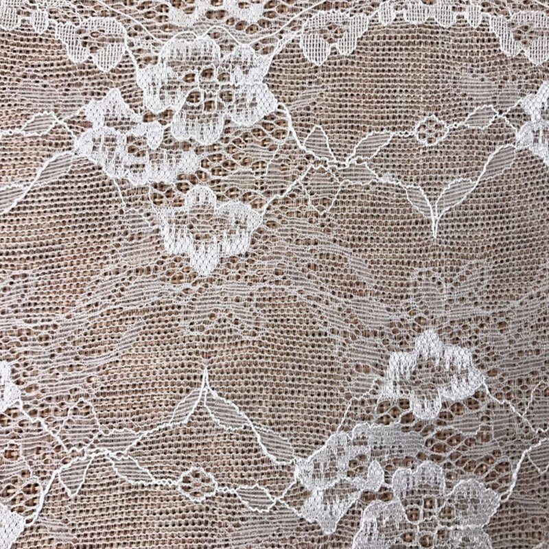 Lace Trim Panties Bra Warp Knit Lace Fabric for Lingerie Wholesale Sup