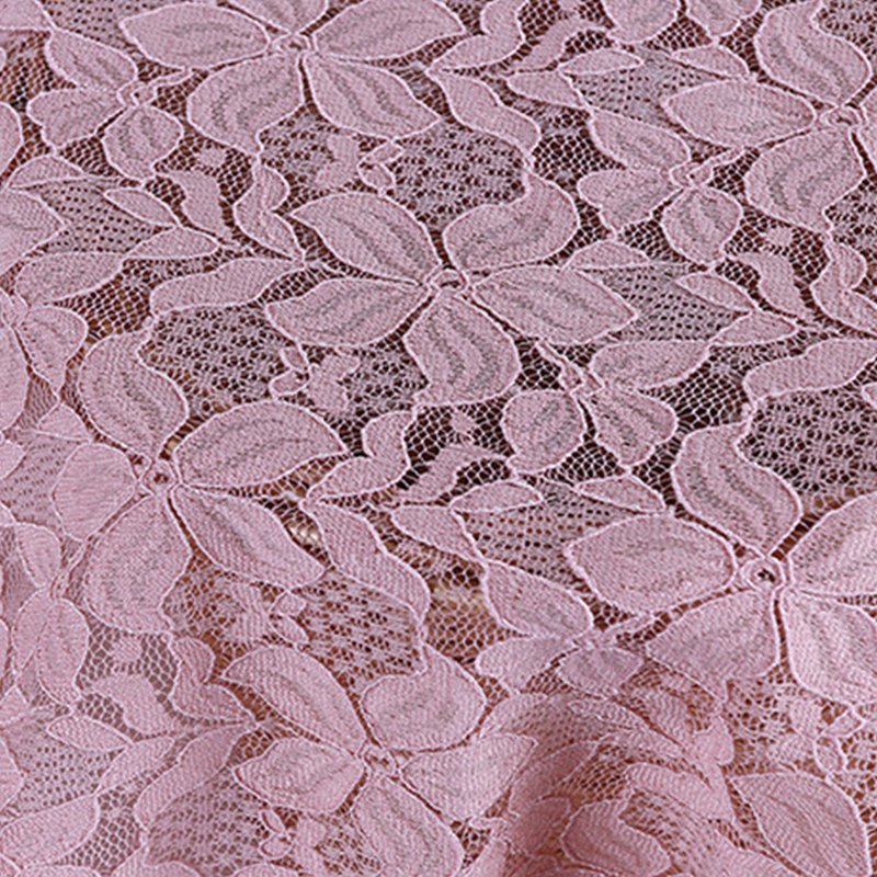 Lace Fabric Cutwork Dress Nylon Warp Knit for Women's Wear Wholesale S