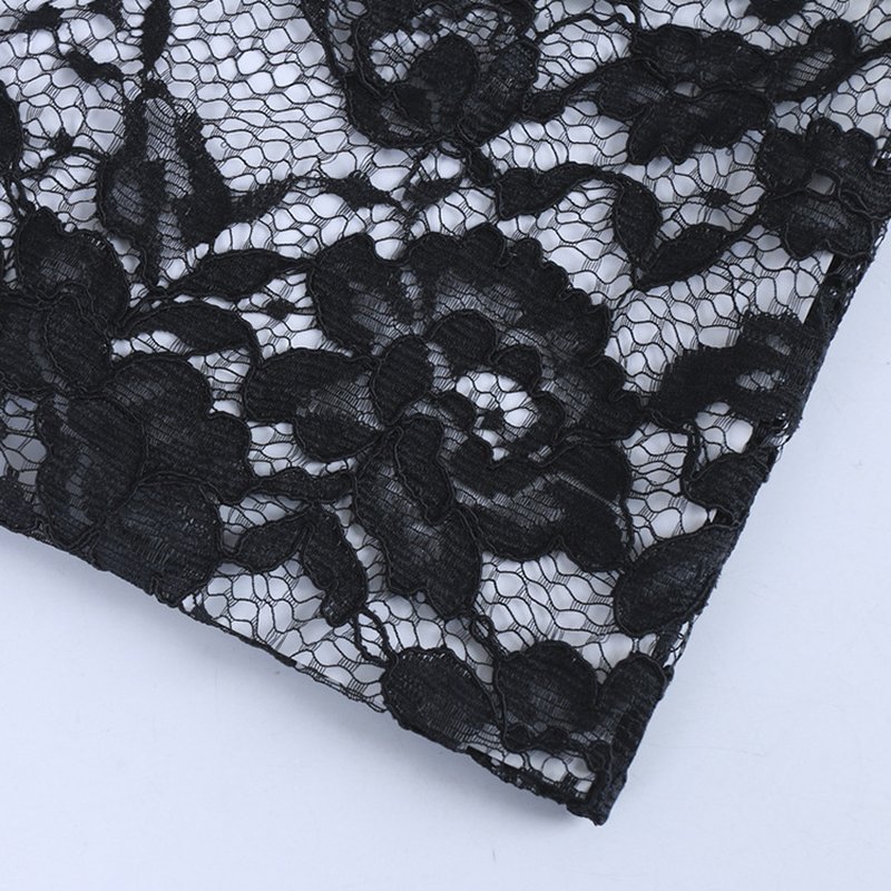 Cutwork Bridal Evening Nylon Lace Fabric for Women's Wear Wholesale Su 7
