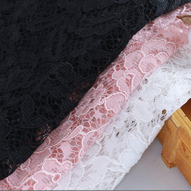 Cutwork Bridal Evening Nylon Lace Fabric for Women's Wear Wholesale Su 9