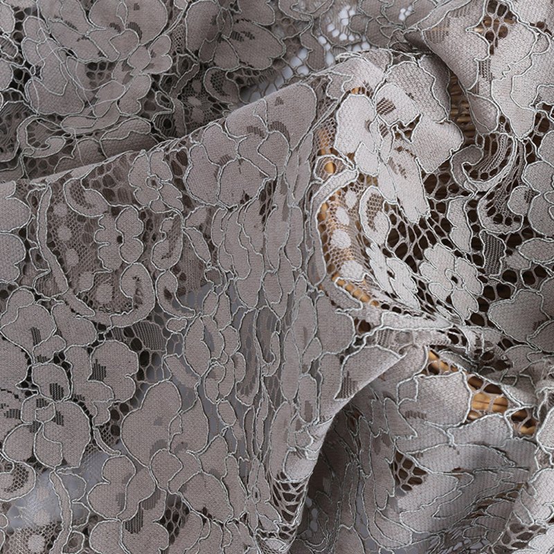 3D Dress Cutwork Nylon Lace Fabric for Women's Wear Wholesale Supplier 3