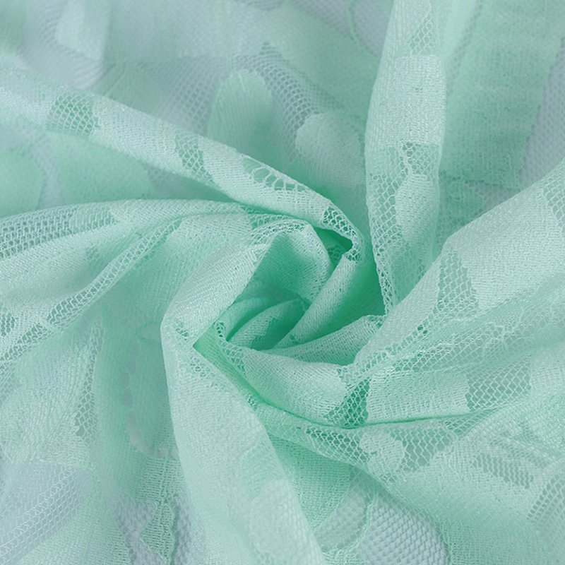 Dress Heart Cutwork Nylon Lace Fabric for Women's Wear Wholesale Suppl
