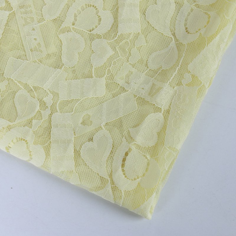 Dress Heart Cutwork Nylon Lace Fabric for Women's Wear Wholesale Suppl 8