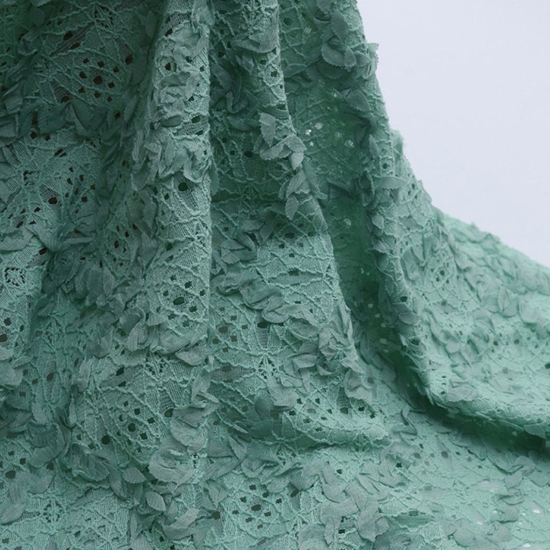 Lace Fabric Dress Geometric Polyester for Women's Wear Wholesale Suppl 4