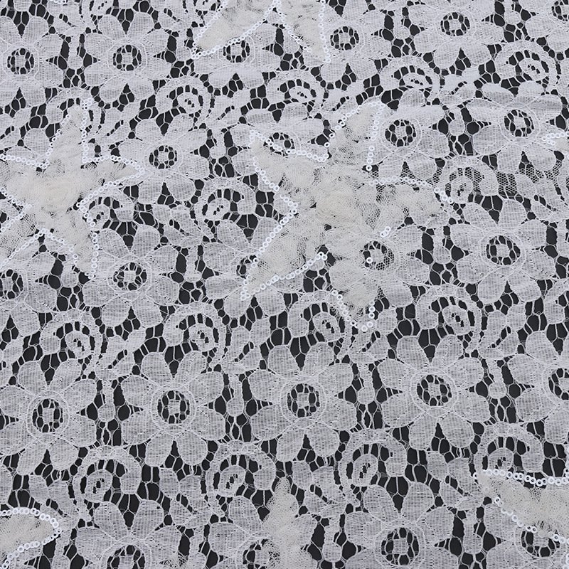 Lace Fabric Dress Stripe Polyester for Women's Wear Wholesale Supplier 14