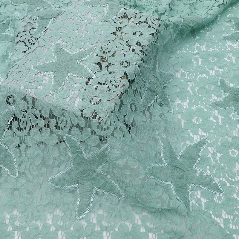 Lace Fabric Dress Stripe Polyester for Women's Wear Wholesale Supplier 3