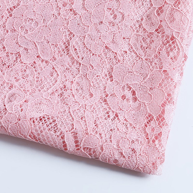 Dress Evening Women's Polyester Lace Fabric for Women's Wear Wholesale 11