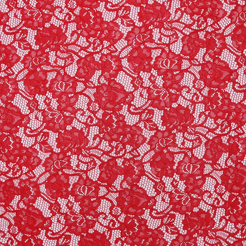 Cutwork Dress Bridal Polyester Lace Fabric for Women's Wear Wholesale 14