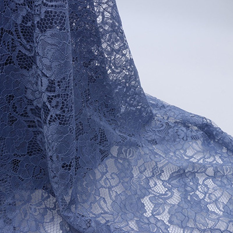 Cutwork Dress Bridal Polyester Lace Fabric for Women's Wear Wholesale 7