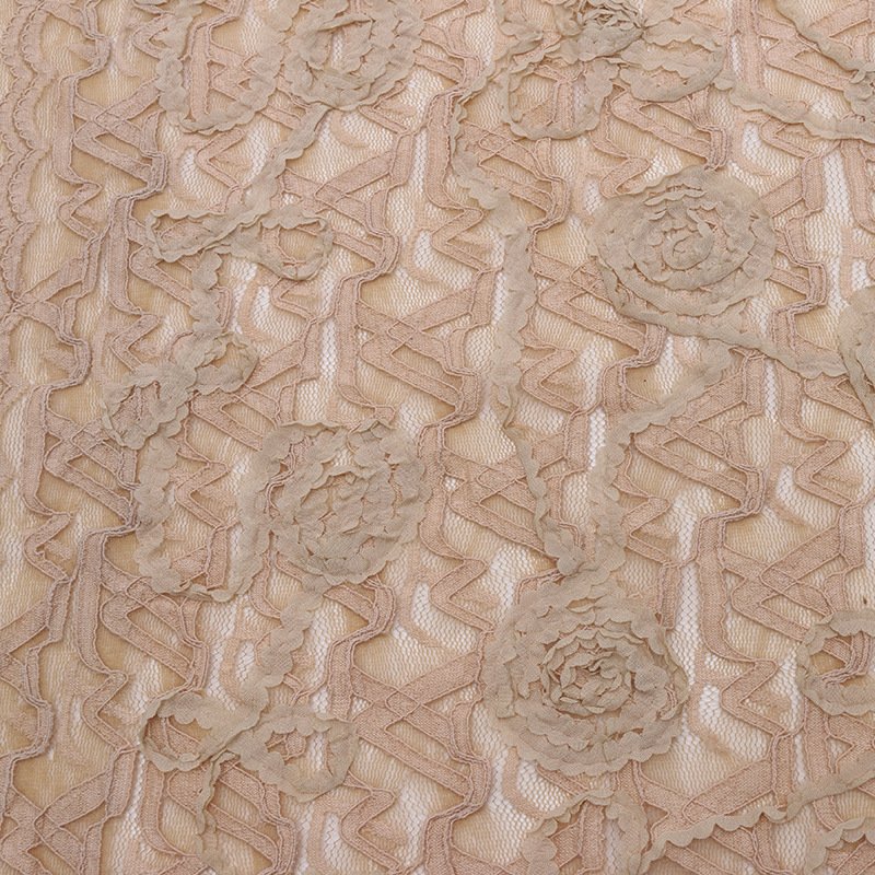 Lace Fabric 3D Dress Polyester for Women's Wear Wholesale Supplier
