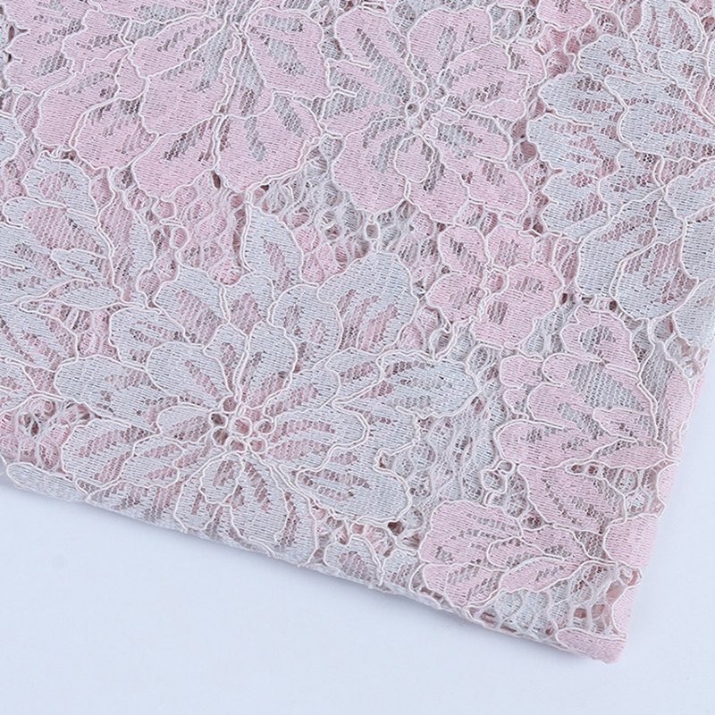 Lace Fabric Dress Large Floral Nylon for Women's Wear Wholesale Suppli 10