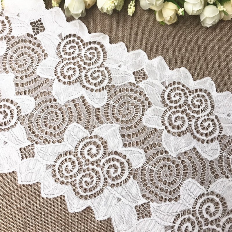 Lace Trim Cuff Lace Women's Nylon Warp Knit Lace Fabric for Women's We