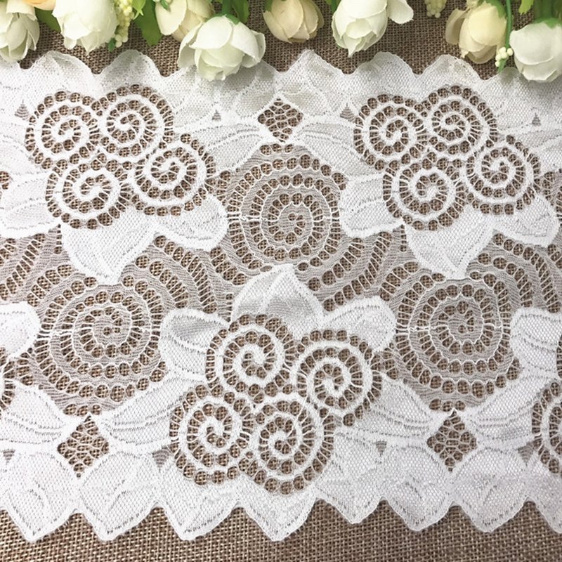 Lace Trim Cuff Lace Women's Nylon Warp Knit Lace Fabric for Women's We