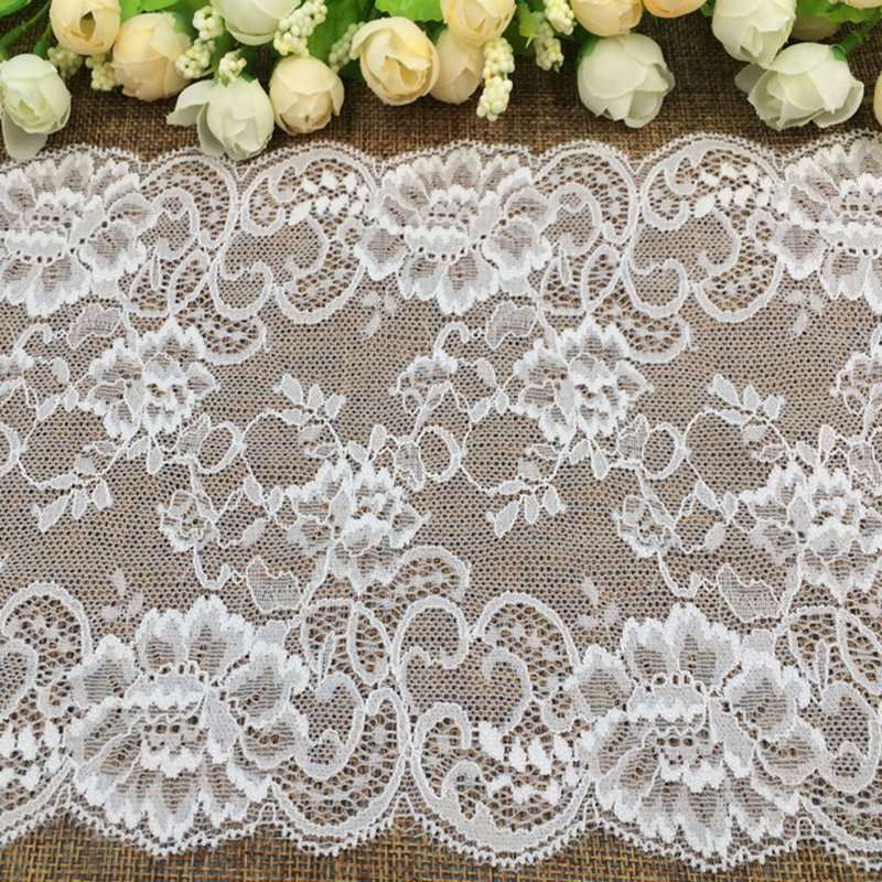 Lace Trim Women's Lingerie Nylon Warp Knit Lace Fabric for Women's Wea