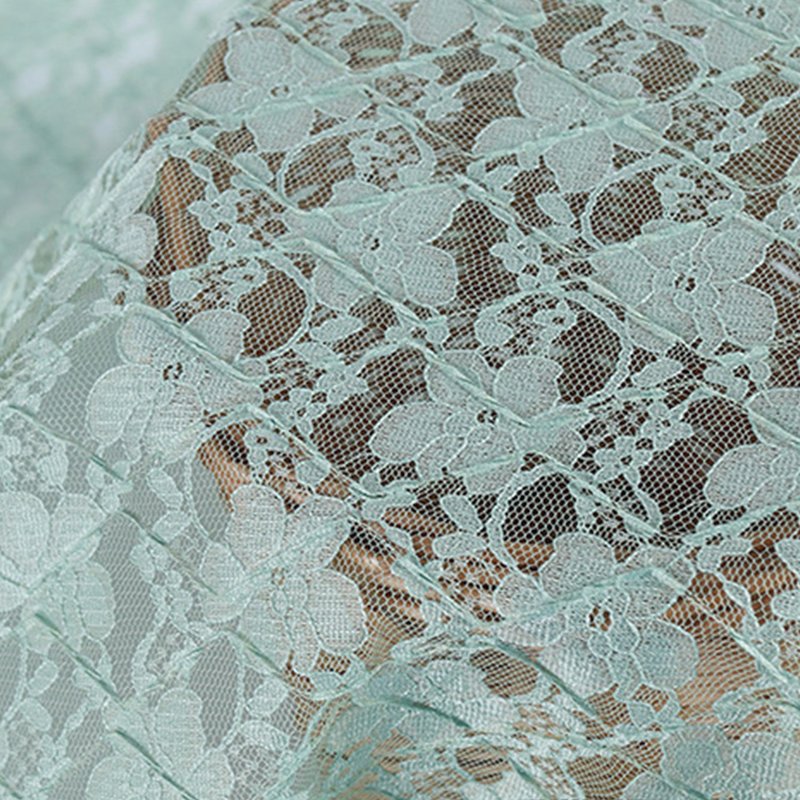 Lace Fabric Dress Cutwork Polyester for Women's Wear Wholesale Supplie