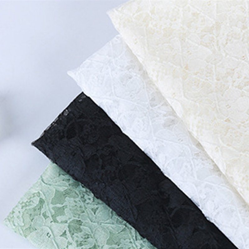Lace Fabric Dress Cutwork Polyester for Women's Wear Wholesale Supplie