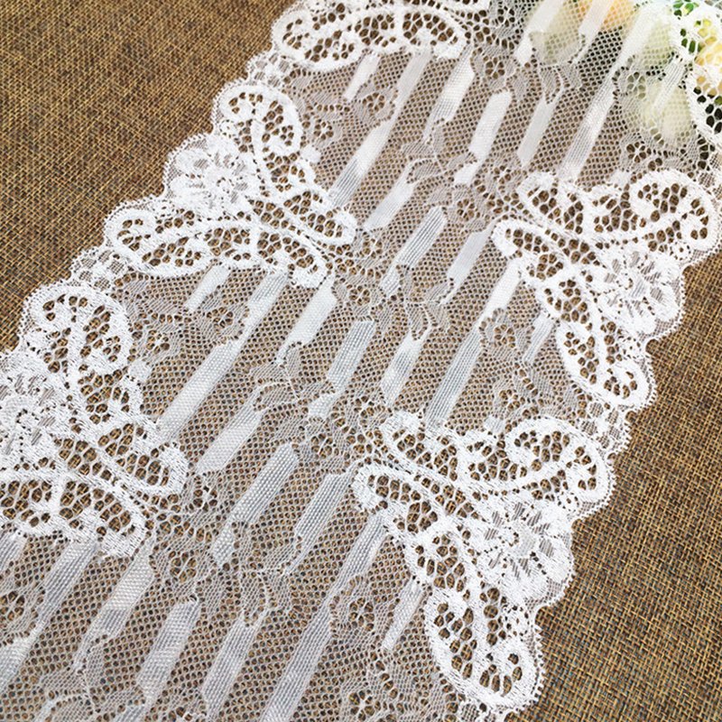Lace Trim Women's Lingerie Nylon Warp Knit Lace Fabric for Women's Wea