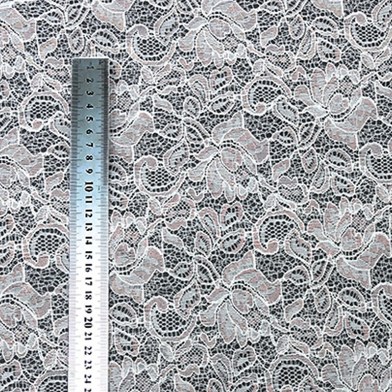 Dress Rainbow Bridal Polyester Lace Fabric for Women's Wear Wholesale 7