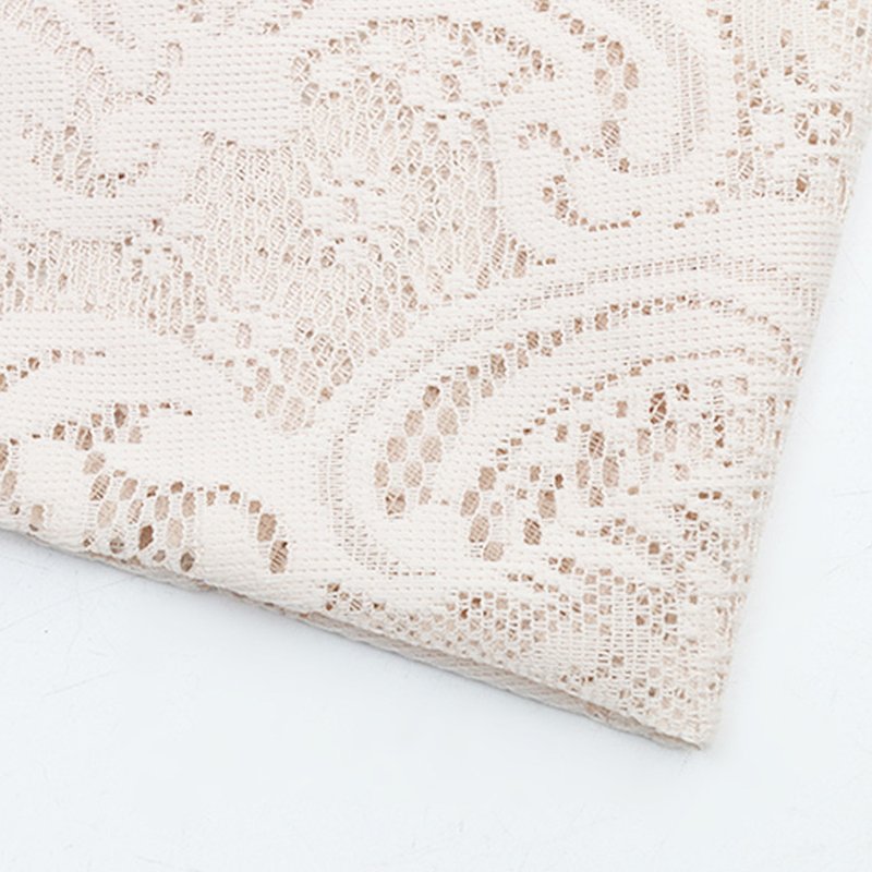 Lace Fabric Dress Large Floral Polyester for Women's Wear Wholesale Su 3