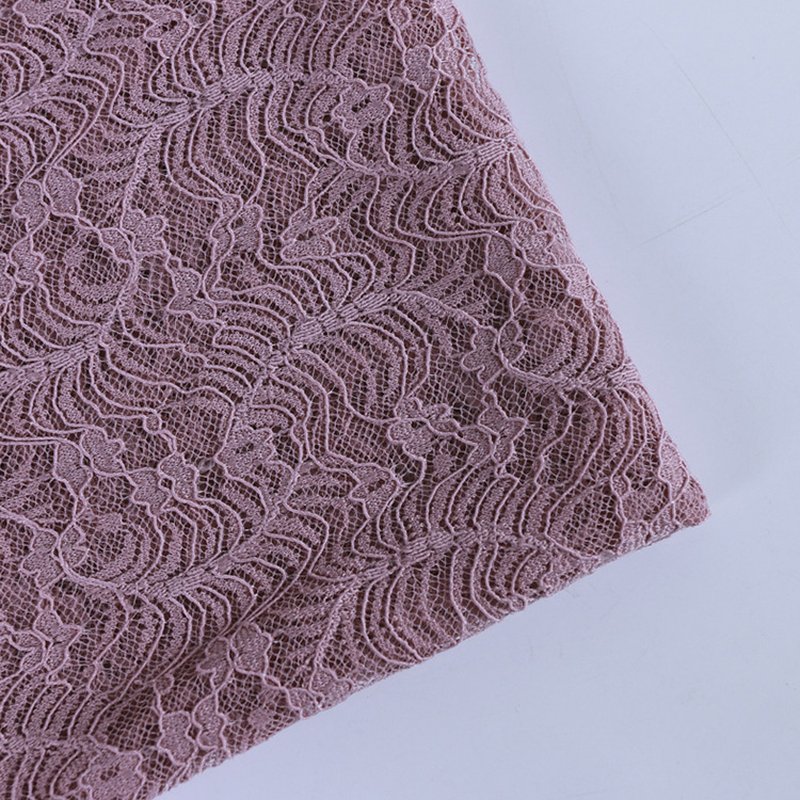 Cutwork Dyed Polyester Lace Fabric for Women's Wear Wholesale Supplier
