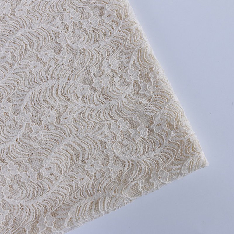 Cutwork Dyed Polyester Lace Fabric for Women's Wear Wholesale Supplier 4