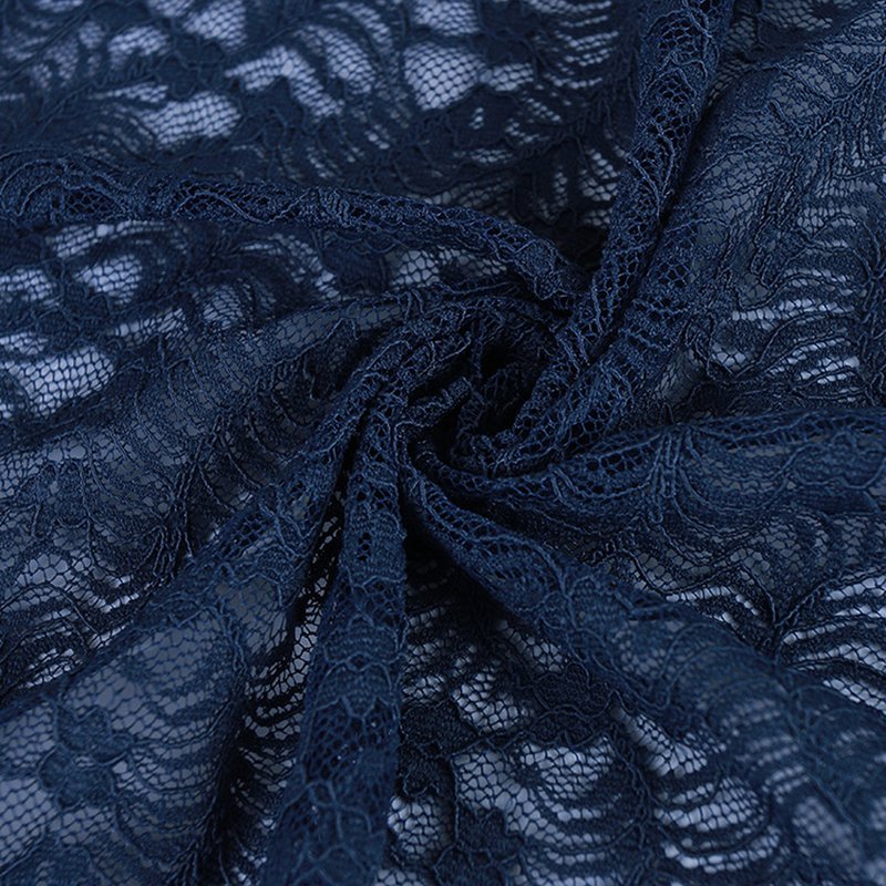 Cutwork Dyed Polyester Lace Fabric for Women's Wear Wholesale Supplier 8