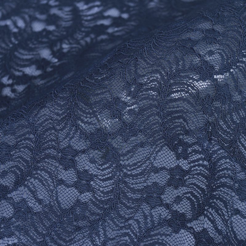 Cutwork Dyed Polyester Lace Fabric for Women's Wear Wholesale Supplier 9